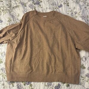 Women’s Tan Sweater • a new day